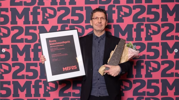 Jesper Nordin wins Musikförläggarnas Prize 2025