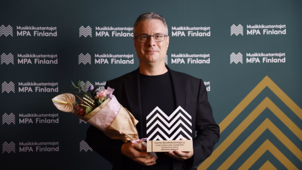 Matthew Whittall Finnish Music Publishers’ Award